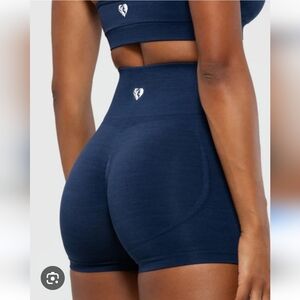 Women's Best 4" Define Seamless Scrunch High-Waisted Shorts In Sapphire Blue